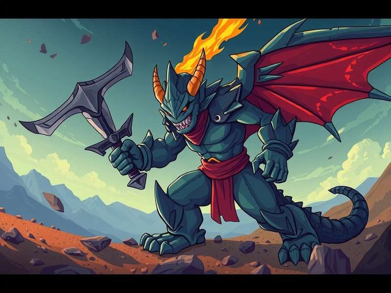 Pixel Monster Warrior legendary monsters